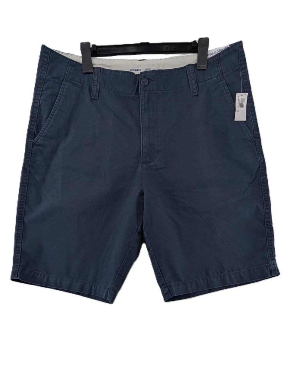 Old Navy Shorts Mens Sz 36 Lived In Straight Blue 100% Cotton Pockets NEW NWT